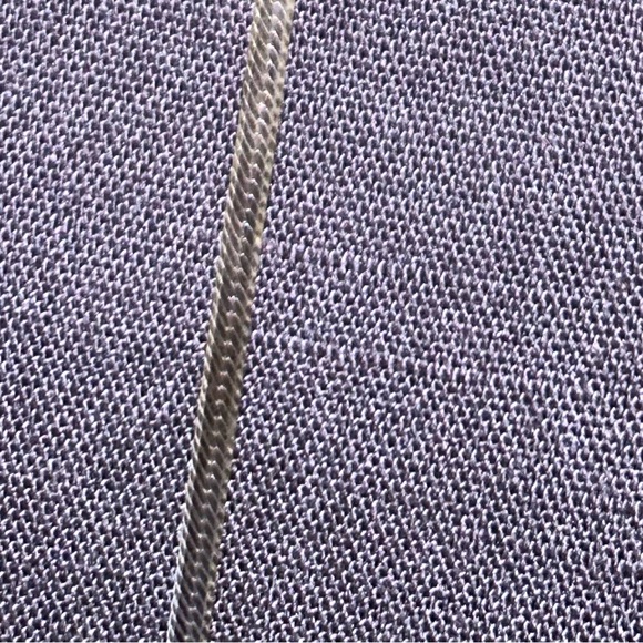 18” Sterling Silver Herringbone Chain Necklace - 525 from Italy - Picture 5 of 10